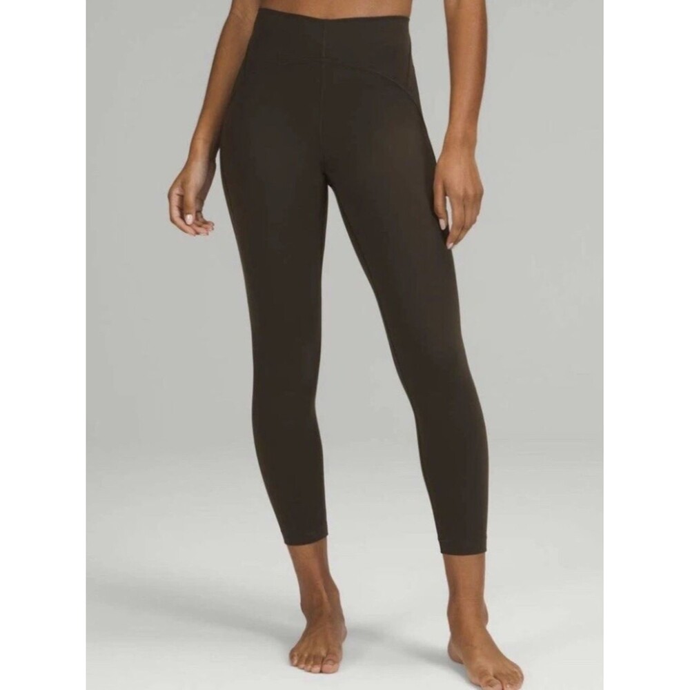LULULEMON Instill High-Rise  25" Dark Olive Leggings Running Athletic